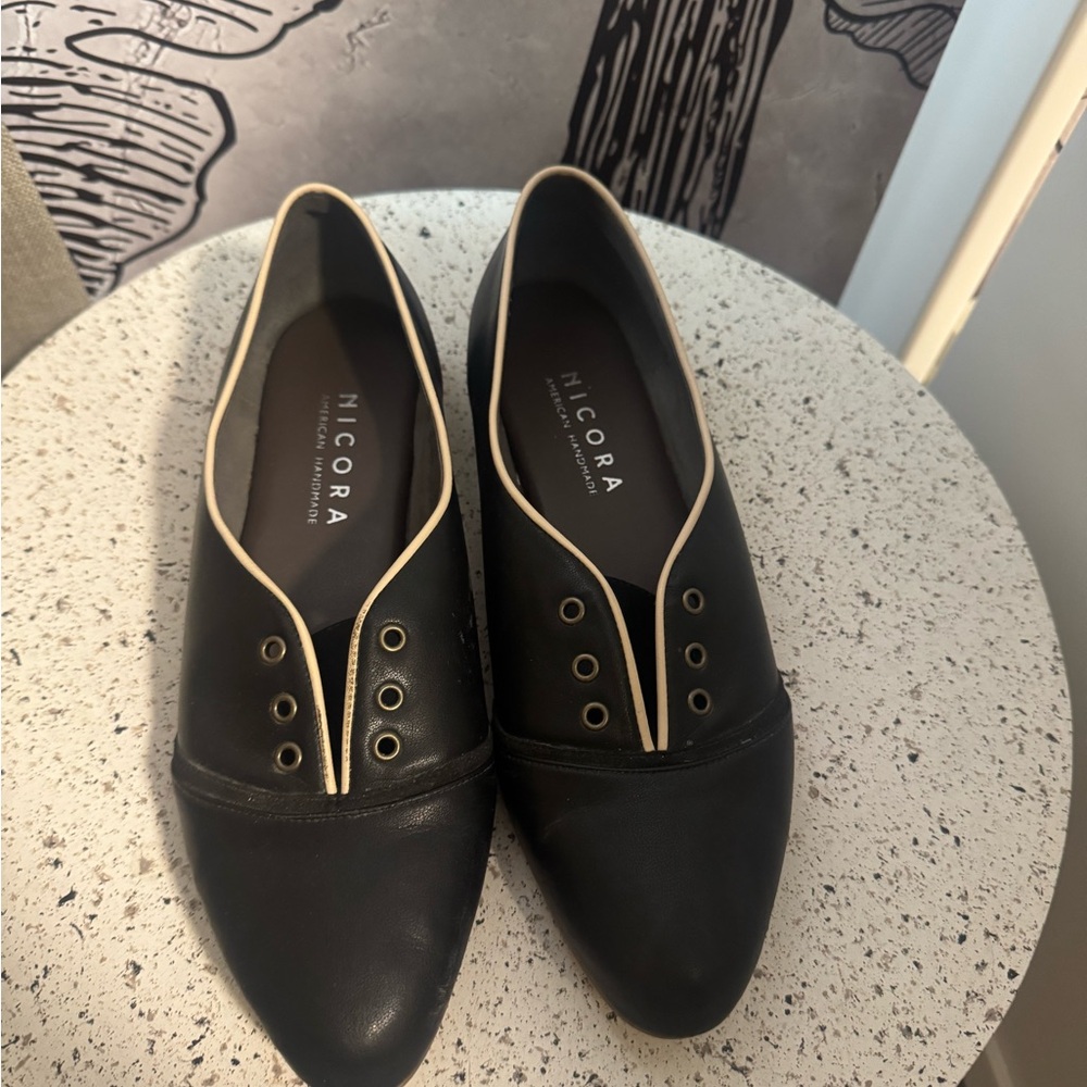 Nicora vegan leather oxfords